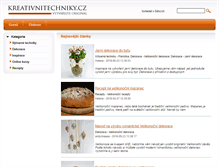 Tablet Screenshot of kreativnigalerie.cz